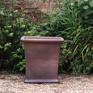 Tapered Square Terracotta Pot Medium (D42cm x H46cm) image 2