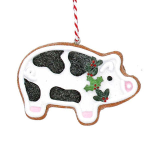 Gisela Graham Resin Gingerbread Pig image 0