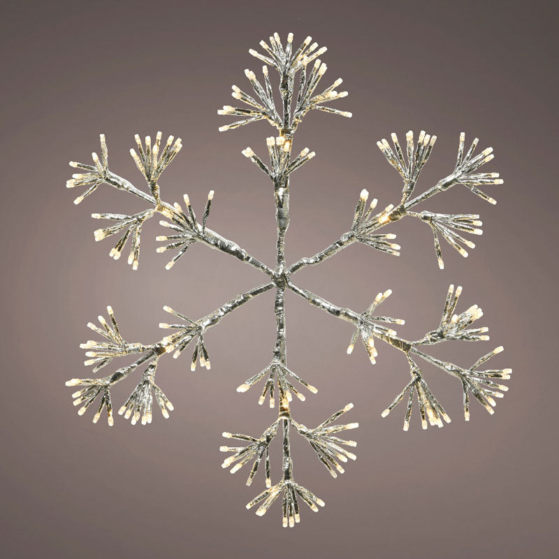 Lumineo LED Flashing Snowflake - Warm White image 0