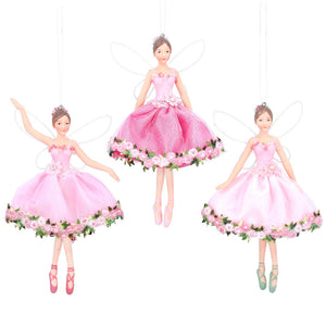 Gisela Graham Resin Pink Hydrangea Fairy (Assorted Designs) image 0