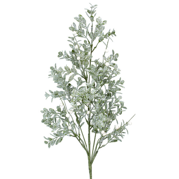 Gisela Graham Sparkling Mini Leaf Branch (73cm) image 0