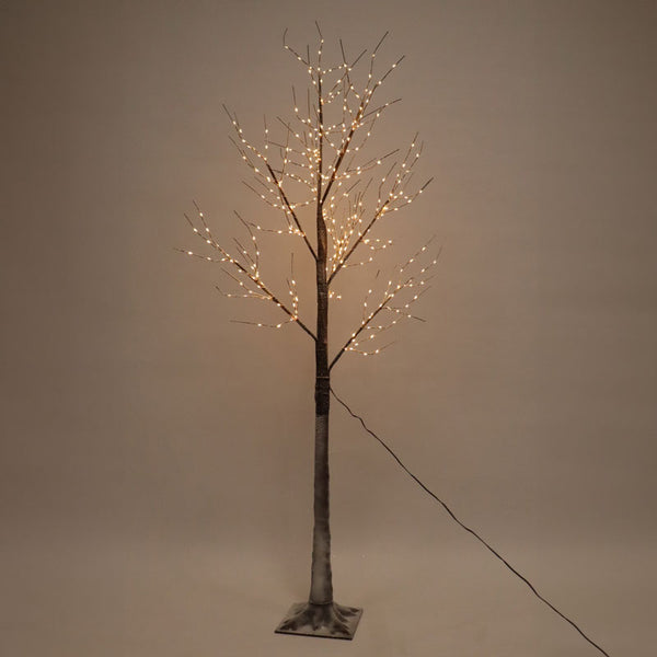 Festive Lit Warm White Snow Tree - 180cm image