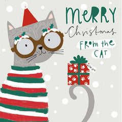 Woodmansterne From The Cat Christmas Card image 0