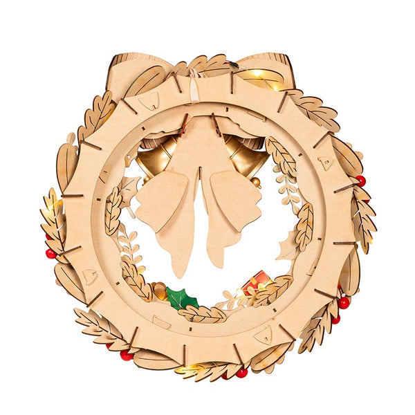 Rolife Christmas Wreath 3D Puzzle Creation Set image 5