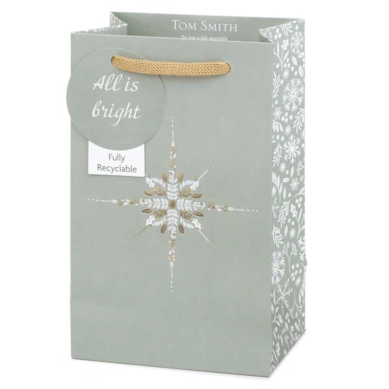 Tom Smith Classic Christmas Foliage Perfume Gift Bag image 0