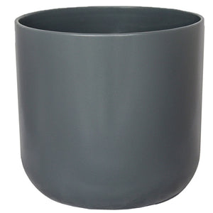 Ivyline Lisbon Indoor Planter Range - Charcoal, 18.5cm image