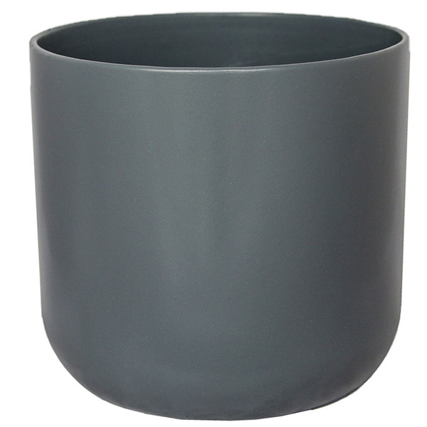 Ivyline Lisbon Indoor Planter Range - Charcoal, 18.5cm image