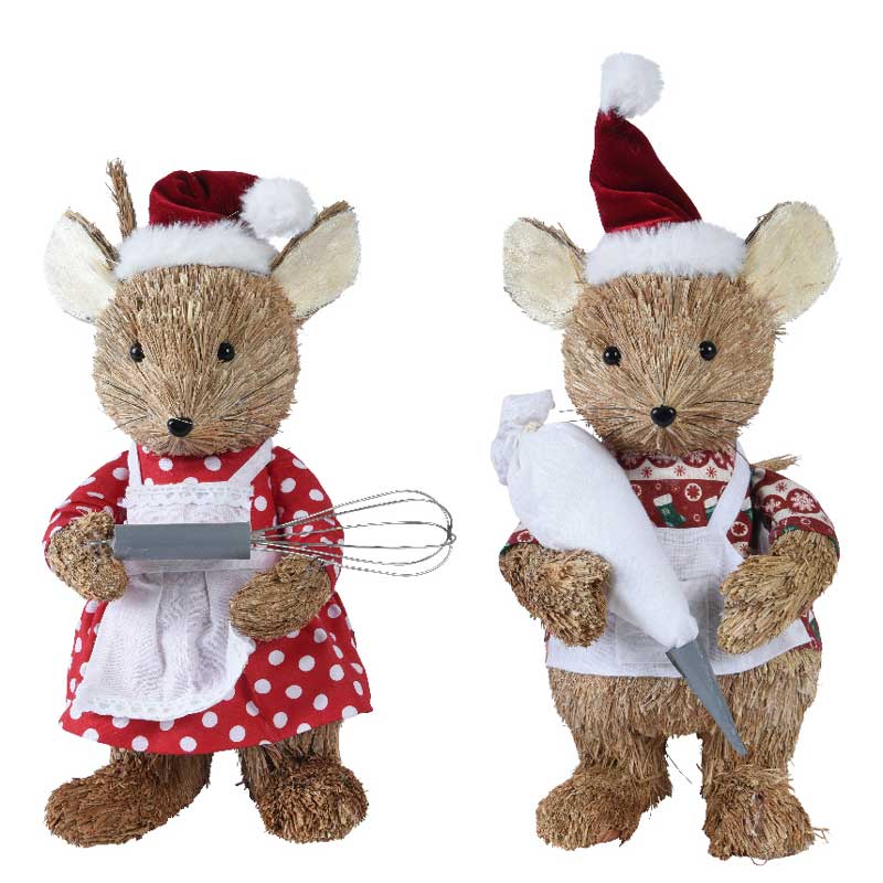 Decoris Grass Mouse (Assorted Designs) image 0
