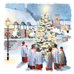 Ling Design Small Deluxe Cards - Carol Singers (Pack of 12) image 0