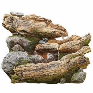 Easy Fountain Bubbling Brook Water Feature with LED Lights image 2