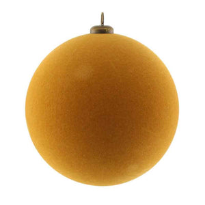 SageDecor Copper Flocked Bauble image 0