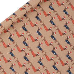 Glick Dachshund Kraft Gift Wrap (3m) image 0
