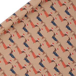 Glick Dachshund Kraft Gift Wrap (3m) image 0