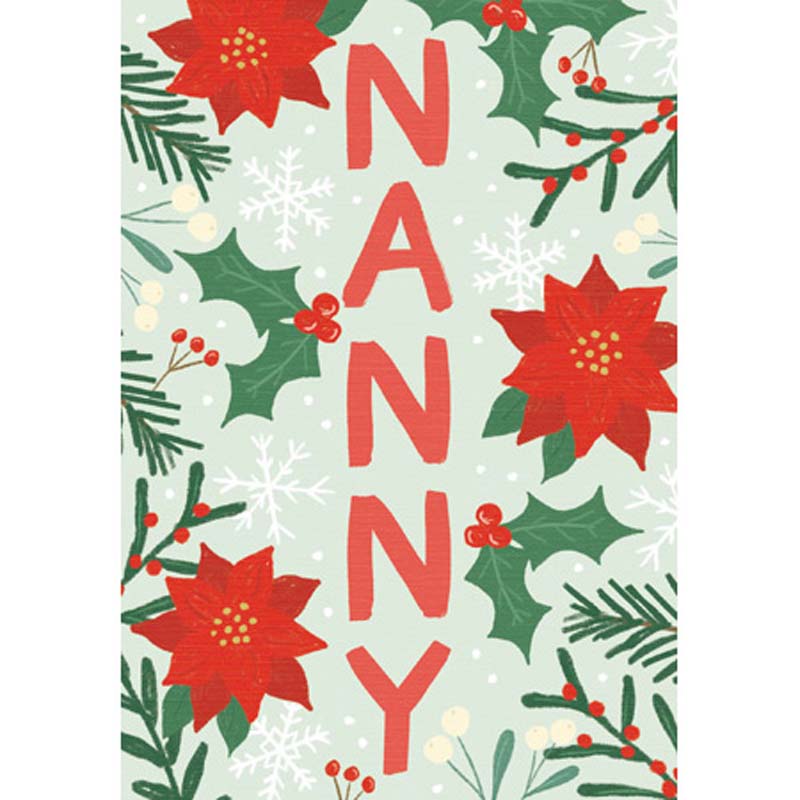 Woodmansterne Nanny Christmas Card image 0