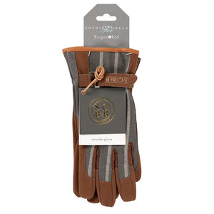Burgon & Ball Sophie Conran Everyday Gloves - Grey Ticking image 4