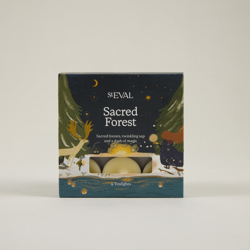 St Eval Sacred Forest Tealights (Pack of 9) image 0