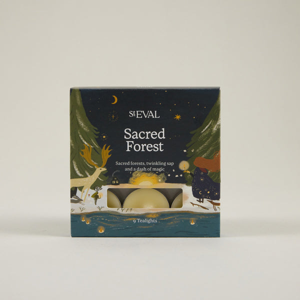 St Eval Sacred Forest Tealights (Pack of 9) image 1