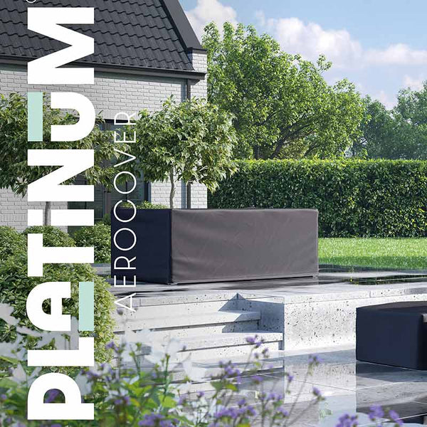 Platinum Aerocover for Outdoor Dining Table - 160 x 100 x 70cm image 2