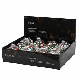 Decoris Shatterproof Bauble with Festive Friends image 1