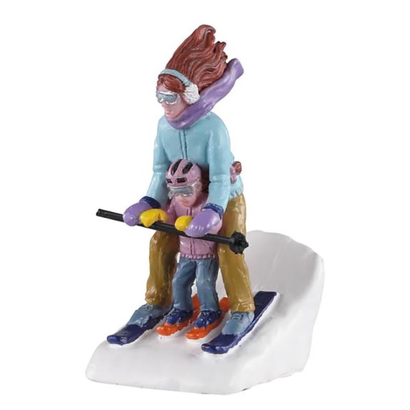Lemax Mommy & Me Ski image 0