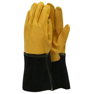 Town & Country Premium Leather Gauntlet Gloves - Large image