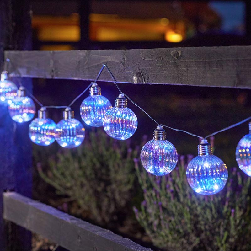 Smart Garden Solar Firefly Opal Orb String Lights (10 bulbs) image 0