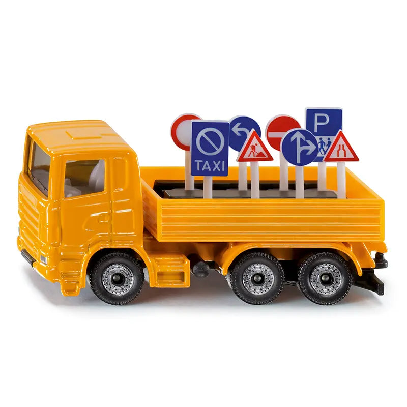 siku 1322 Road Maintenance Lorry Incl. 8 traffic signs image 0