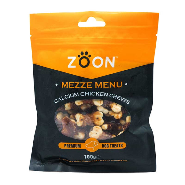 Zoon Mezze Menu Calcium Chicken Dog Chews image 0