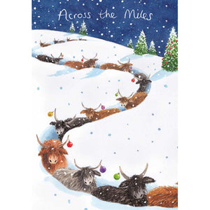 Woodmansterne Across The Miles Christmas Card image 0