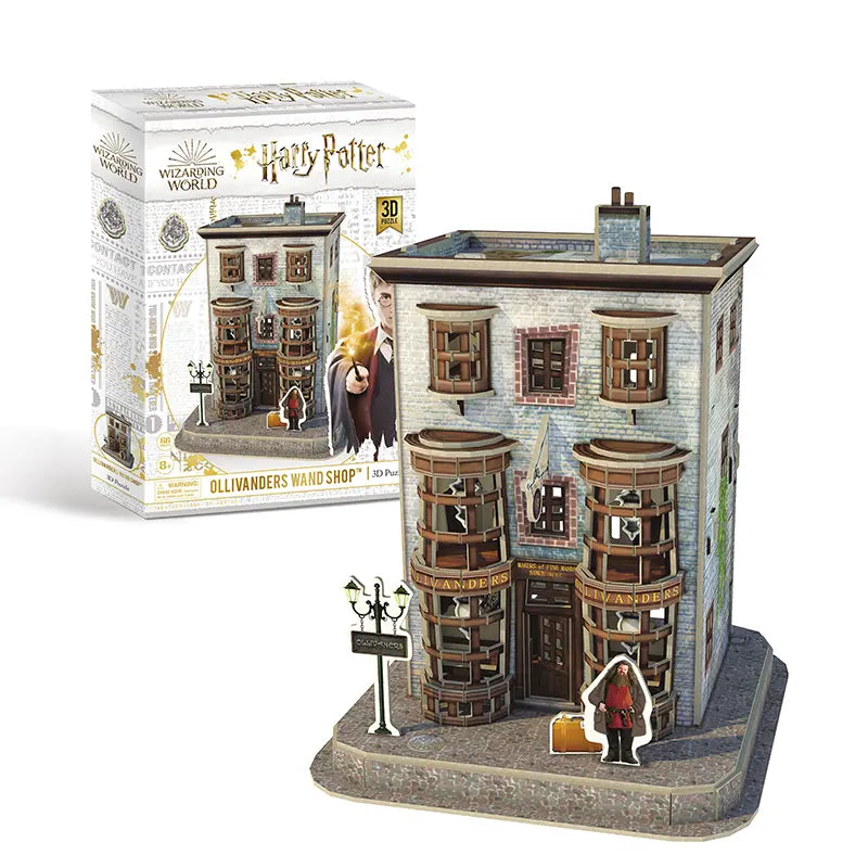 Harry Potter Diagon Alley Olivanders Wand Shop 3D Jigsaw Puzzle image 0
