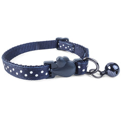 Zoon WonderLust Navy Dot Cat Collar image 0