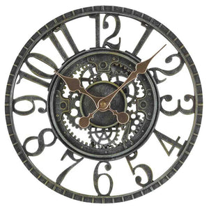 Verdigris Newby Mechanical Wall Clock image 2
