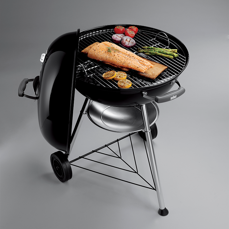 Weber Compact Kettle Charcoal Barbecue Black,  57cm image 0
