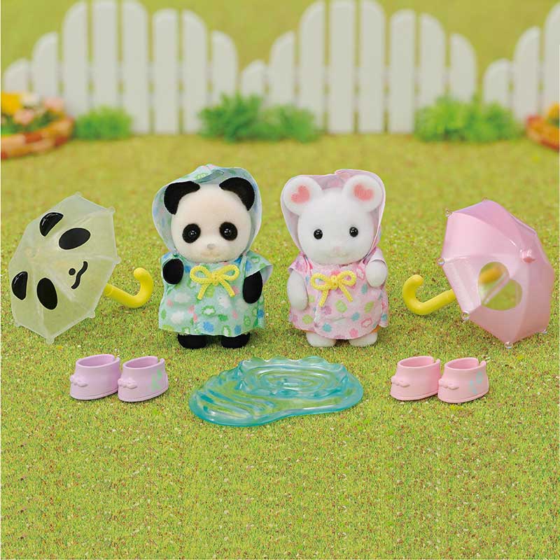 Sylvanian Families 'Nursery Friends - Rainy Day Duo' image 0