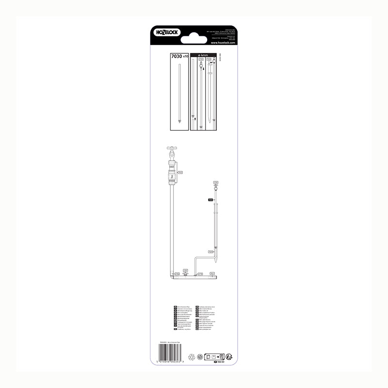 Hozelock 4mm Micro Extension Tube (Pack of 10) image 0
