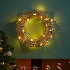 Three Kings Gold GlitterTwist Wreath image 0