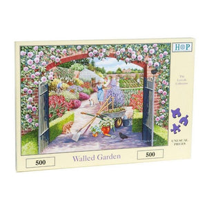 House Of Puzzles Walled Garden 500 Piece Jigsaw Puzzle image 1