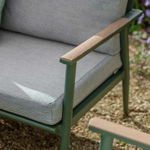 Bramblecrest RHS Wisley L-Shaped Corner Sofa Set in Sage with Rectangular Height Adjustable Table, Long Right image 5