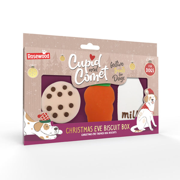 Cupid & Comet Christmas Eve Dog Biscuits image 0