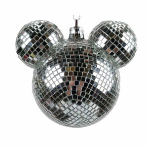 Silver Disco Ear Bauble image 0