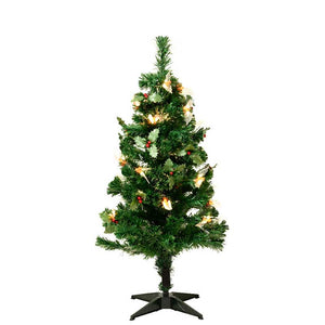 Everlands Fibre Optic Durham Pre-Lit Christmas Tree - 4ft image 0
