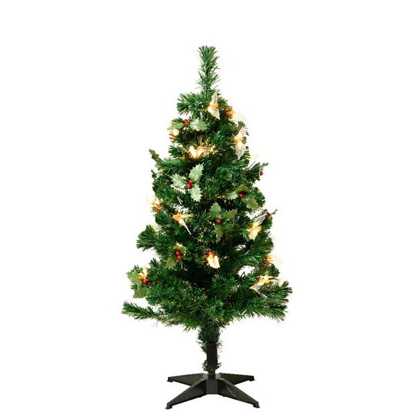 Everlands Fibre Optic Durham Pre-Lit Christmas Tree - 4ft image 0