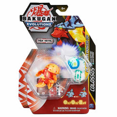 Bakugan Evolutions, Colossus Power Up Pack, True Metal Bakugan Action Figure, Ages 6+ image 0