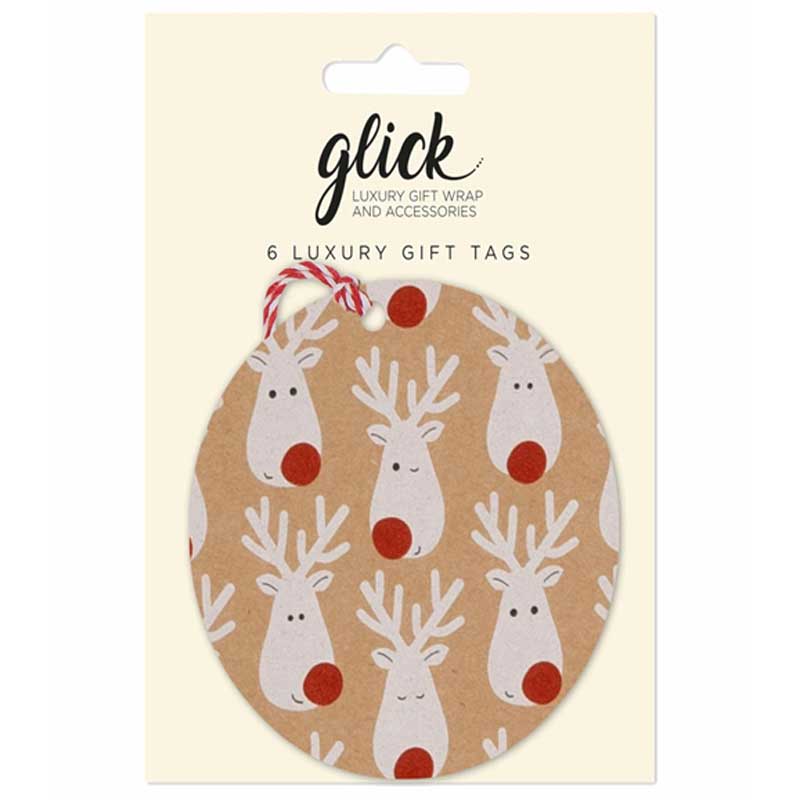Glick Terrific Reindeer Gift Tags (Pack of 6) image 0