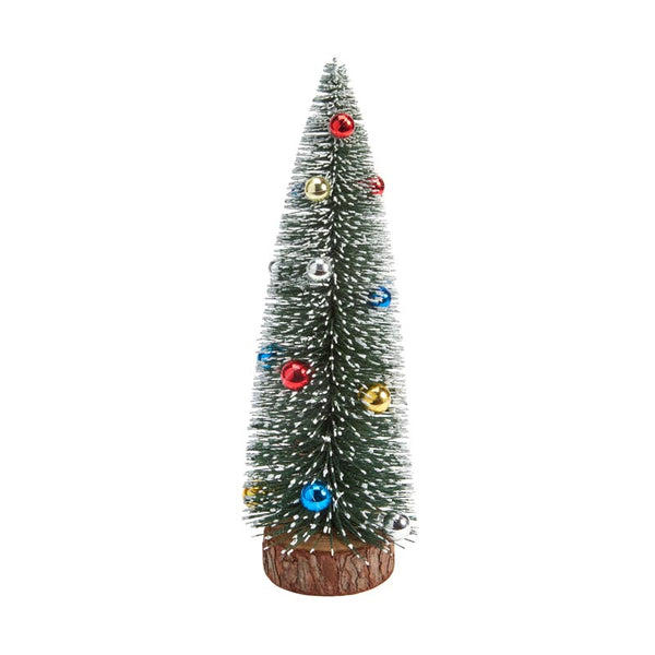 Three Kings Bauble Frosted Fir Tree - 30cm image