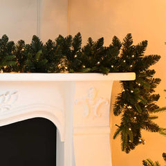 Festive Battery-Operated Lit Firefly Garland image 0