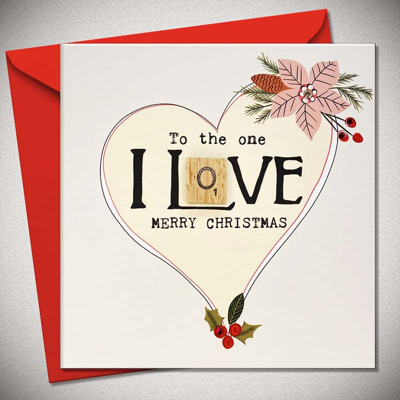 Bexy Boo To The One I Love Christmas Card image 0