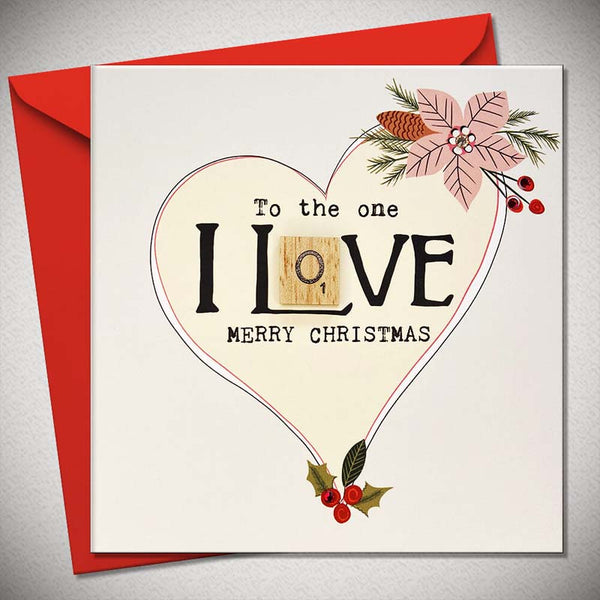 Bexy Boo To The One I Love Christmas Card image 0