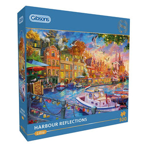 Gibsons Harbour Reflections 500 Piece Jigsaw Puzzle image 3