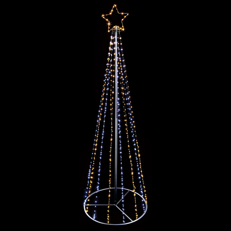 Premier Black MICROBRIGHTS Pyramid Tree image 0